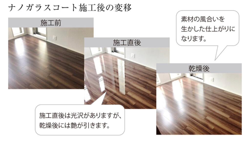 ナノガラスコートの施工例