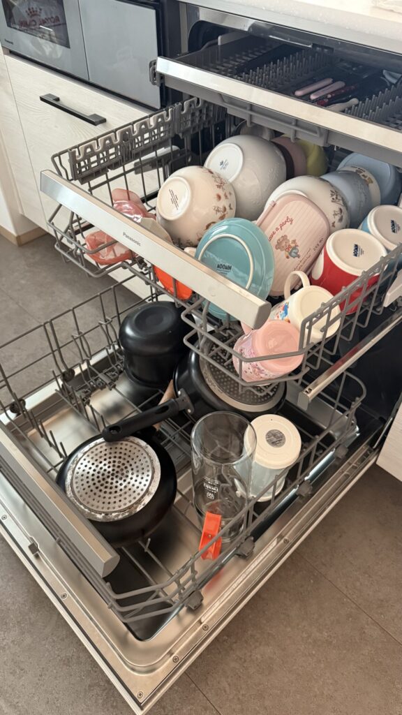 一条工務店フロントオープン食洗機