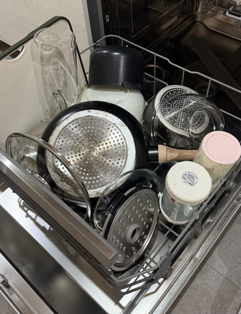 一条工務店フロントオープン食洗機